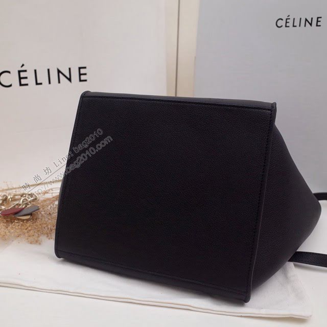 Celine女包 賽琳平紋小牛皮手袋 Céline big bag Celine手提肩背包 183313  slyd2131